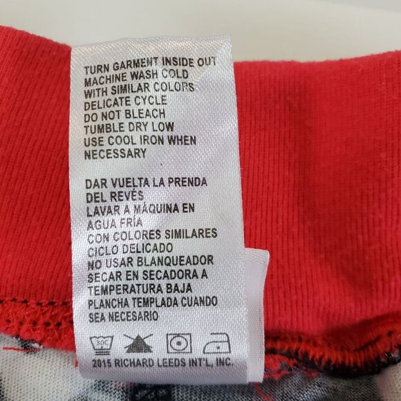 Disney Girls Mickey Mouse Pajama Pants Size M Elastic Waist Sleep Stretch‎ Soft - Picture 5 of 7